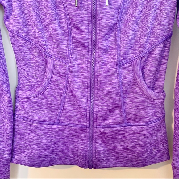 ATHLETA Purple Space Dye Strength Hoodie 2 - Picture 3 of 10